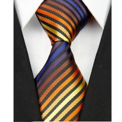 Hedvábná kravata vícebarevná NT0040