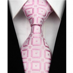 Hedvábná kravata růžová NT0018