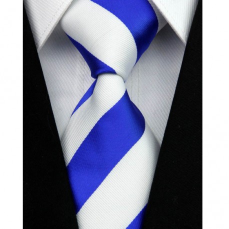 Hedvábná kravata modrá NT0005