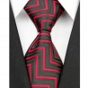 Hedvábná kravata černá NT0007