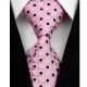 Hedvábná kravata růžová NT0048