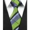 Hedvábná kravata zelená NT0232