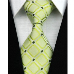 Hodvábna kravata zelená NT0011