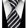 Hodvábna kravata čierna NT0526