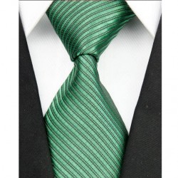 Hodvábna kravata zelená NT0097