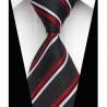 Hodvábna kravata čierna NT0490