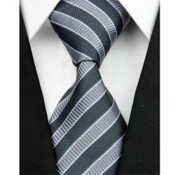 Hodvábna kravata čierna NT0049