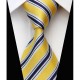 Hodvábna kravata žltá NT0567