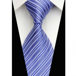 Hedvábná kravata modrá NT0588
