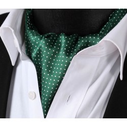 Pánský kravatový šátek Ascot zelený