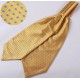 Pánský kravatový šátek Ascot žlutý