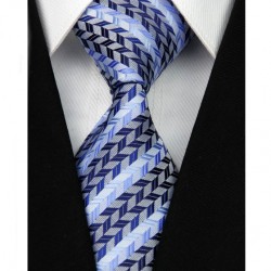 Hedvábná kravata modrá NT0012