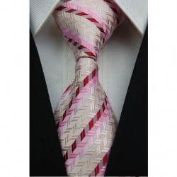 Hodvábna kravata ružová NT0024