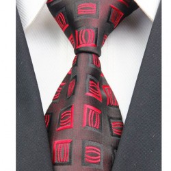 Hodvábna kravata červená NT0026