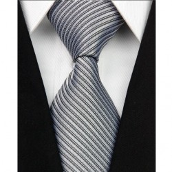 Hodvábna kravata biela NT0042