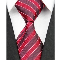 Hodvábna kravata červená NT0046