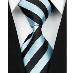 Hodvábna kravata čierna NT0050