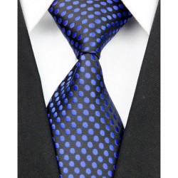 Hodvábna kravata čierna NT0060