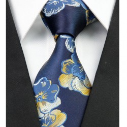 Hodvábna kravata modrá NT0241