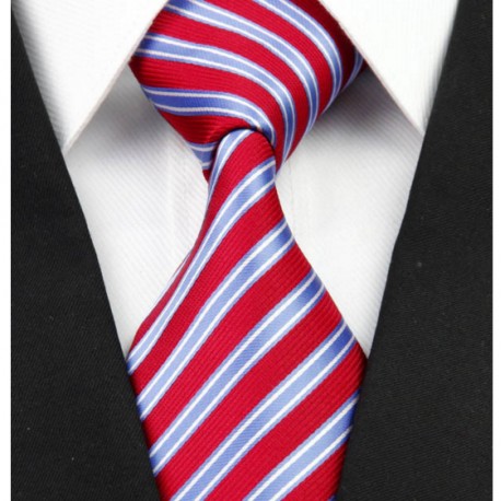 Hedvábná kravata červená NT0240