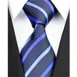Hodvábna kravata modrá NT0187