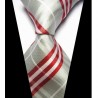 Hodvábna kravata šedá NT0422
