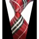 Hedvábná kravata červená NT0423
