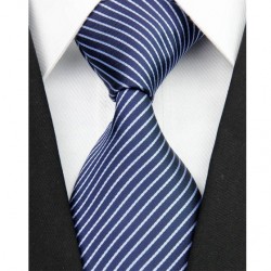 Hedvábná kravata modrá NT0110