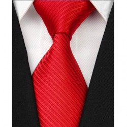Hodvábna kravata červená NT0072