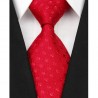 Hodvábna kravata červená NT0077