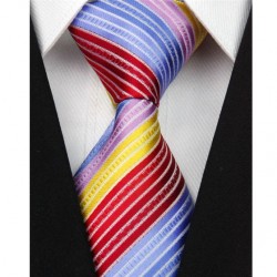Hodvábna kravata pruhovaná NT0103