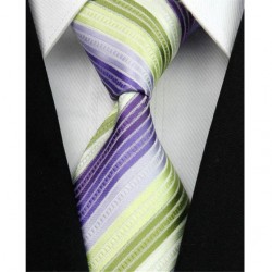 Hodvábna kravata pruhovaná NT0036