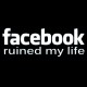 Tričko Facebook ruined my life