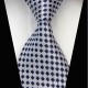 Hedvábná kravata bílá NT0454
