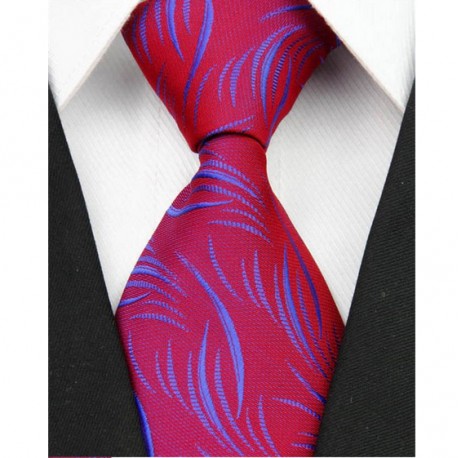 Hedvábná kravata červená NT0085