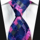 Hedvábná kašmírová kravata modrá NT0321