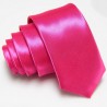 Úzka SLIM kravata ružová